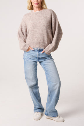 Lace Trim Knit Jumper
