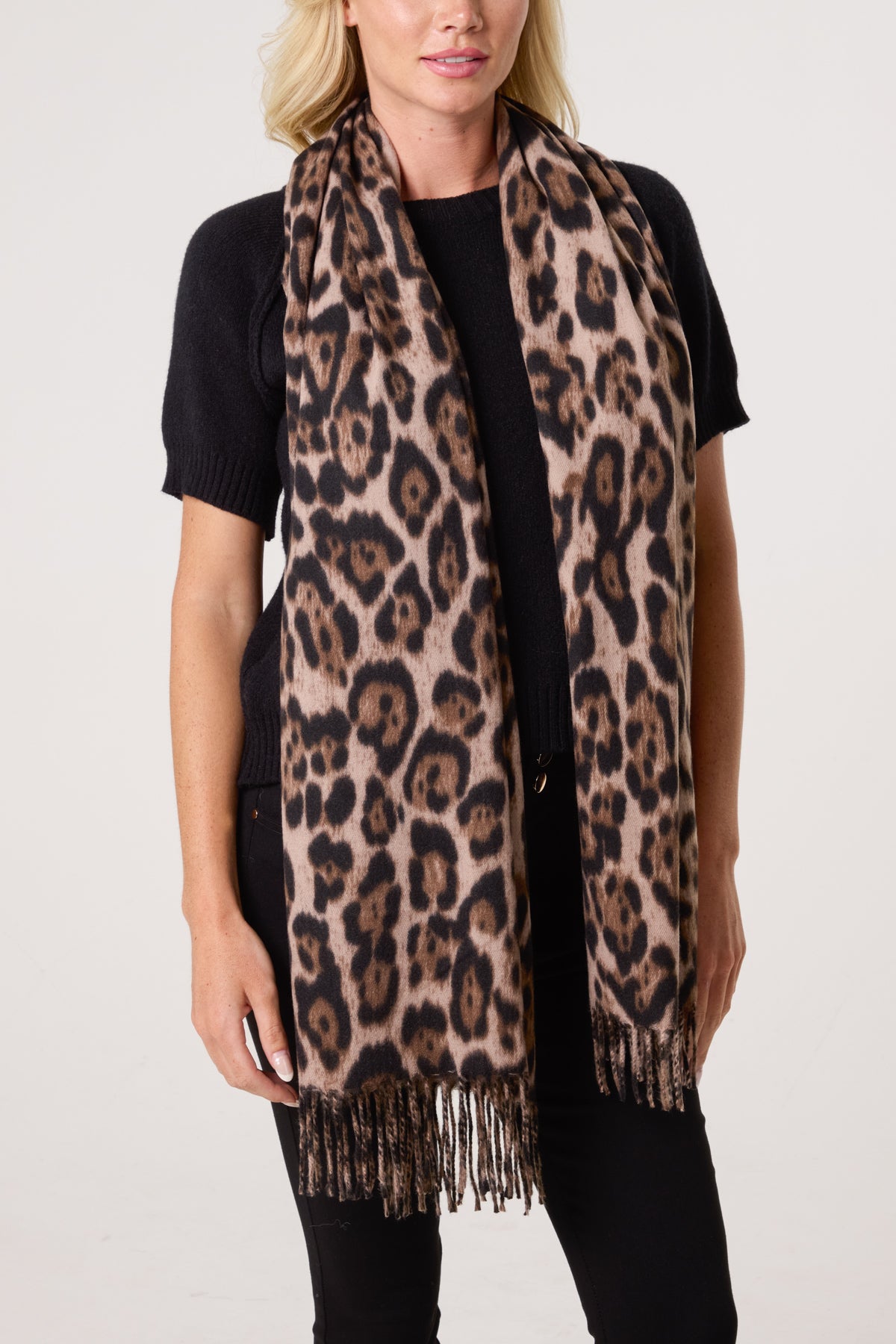 Leopard Print Scarf