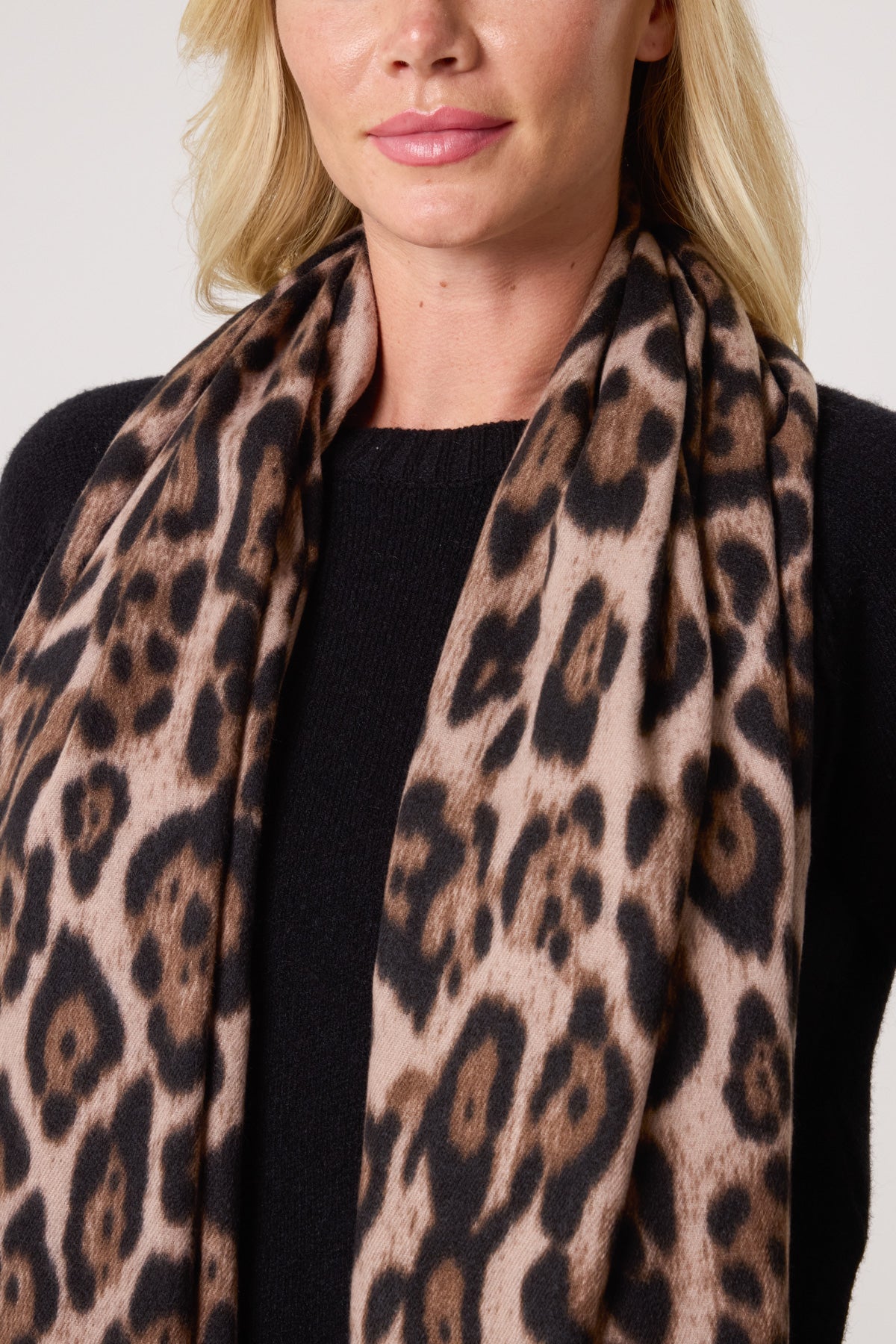 Leopard Print Scarf