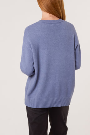 Argyle Stitch Detail Jumper
