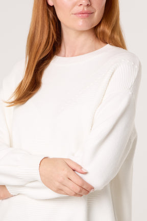 Argyle Stitch Detail Jumper