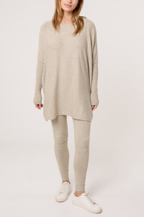 Scattered Embellished Jumper & Leggings Knit Co-Ord