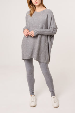 Embellished Jumper & Leggings Knit Co-Ord