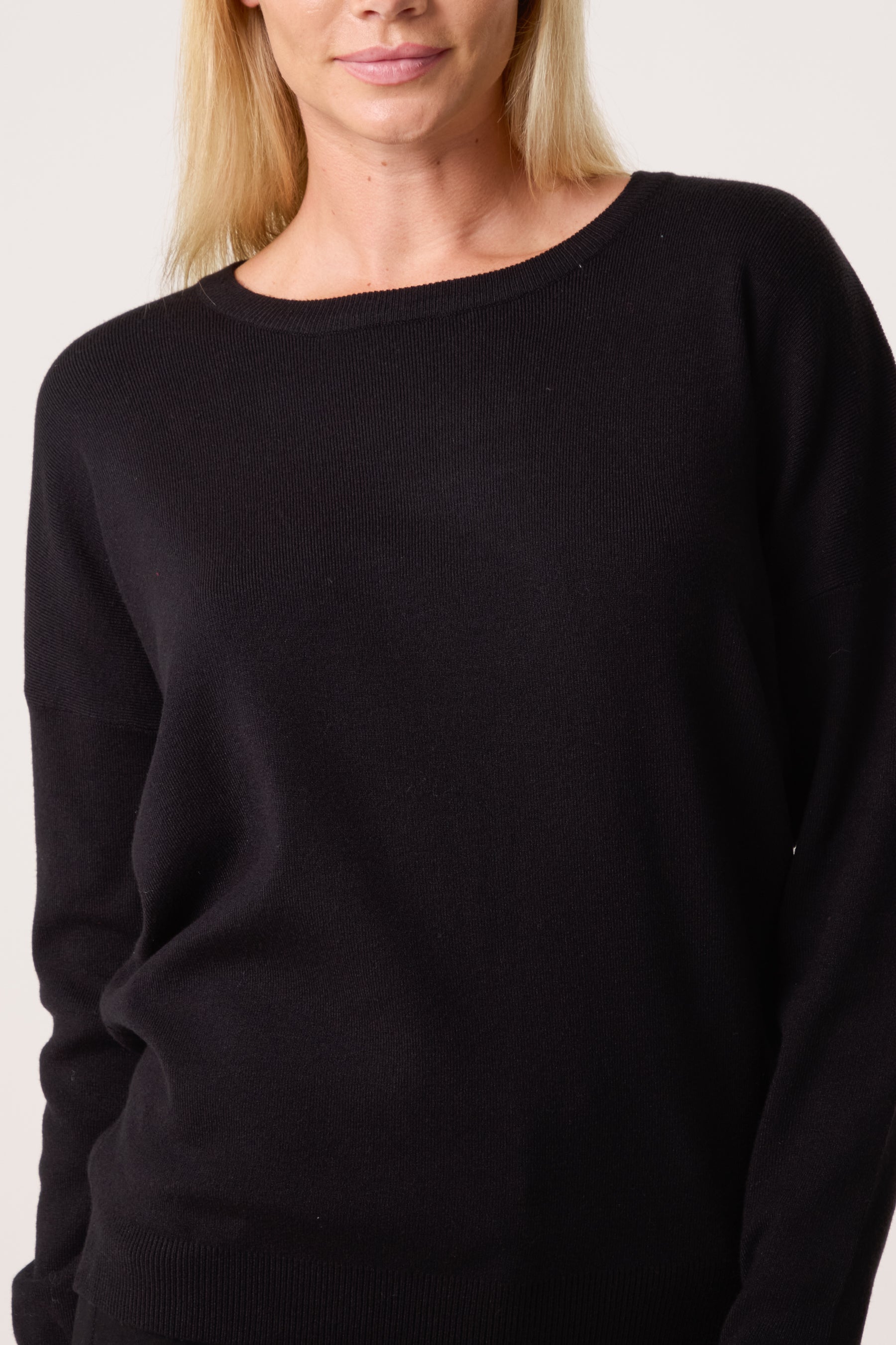 Crew Neck Fine Knit Jumper