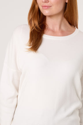 Crew Neck Fine Knit Jumper