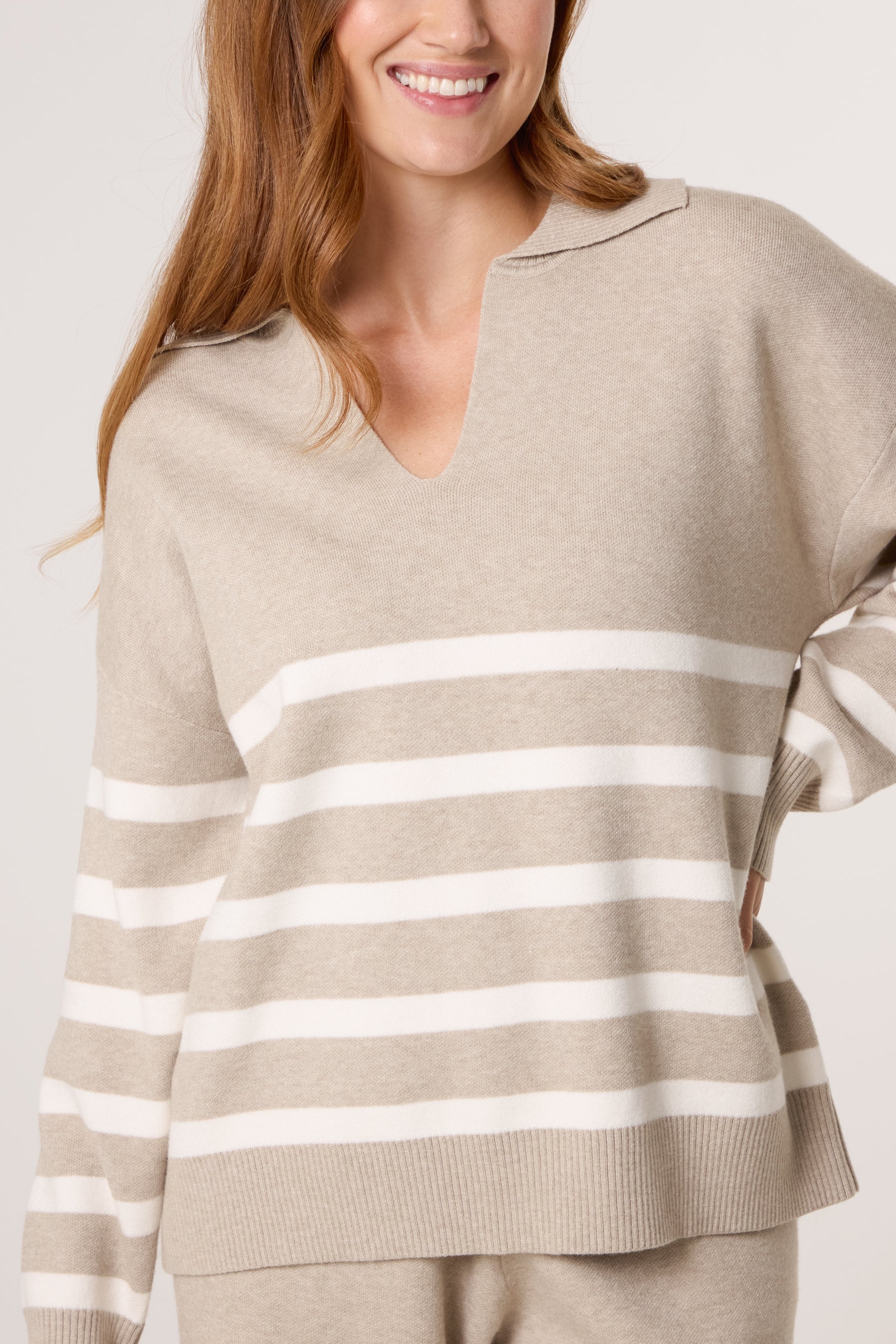 Striped Knitted Set