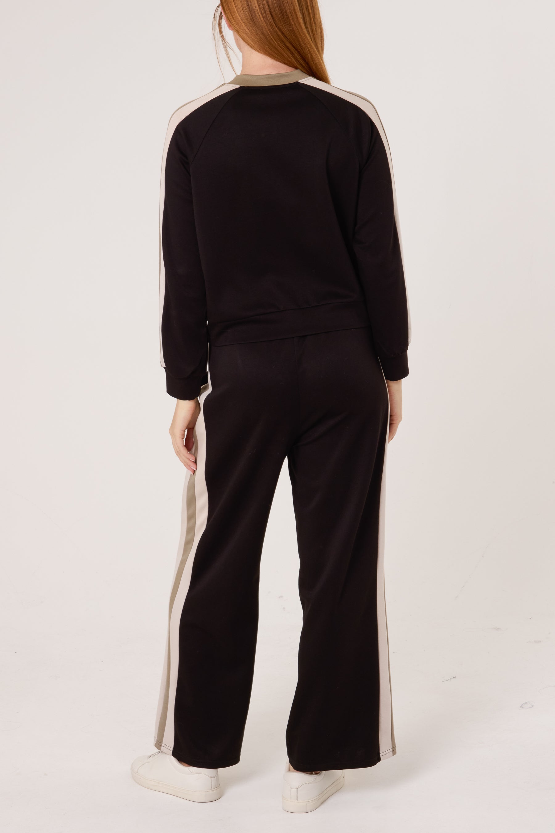 Stripe Bomber Jacket & Jogger Trouser Set