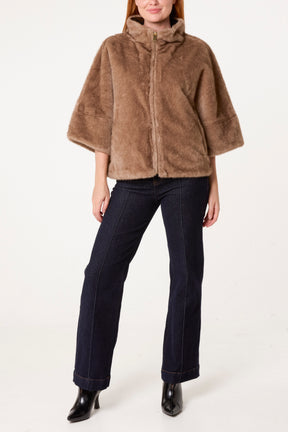 Reversible Faux Fur Jacket