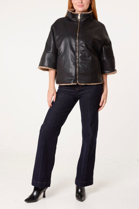 Reversible Faux Fur Jacket