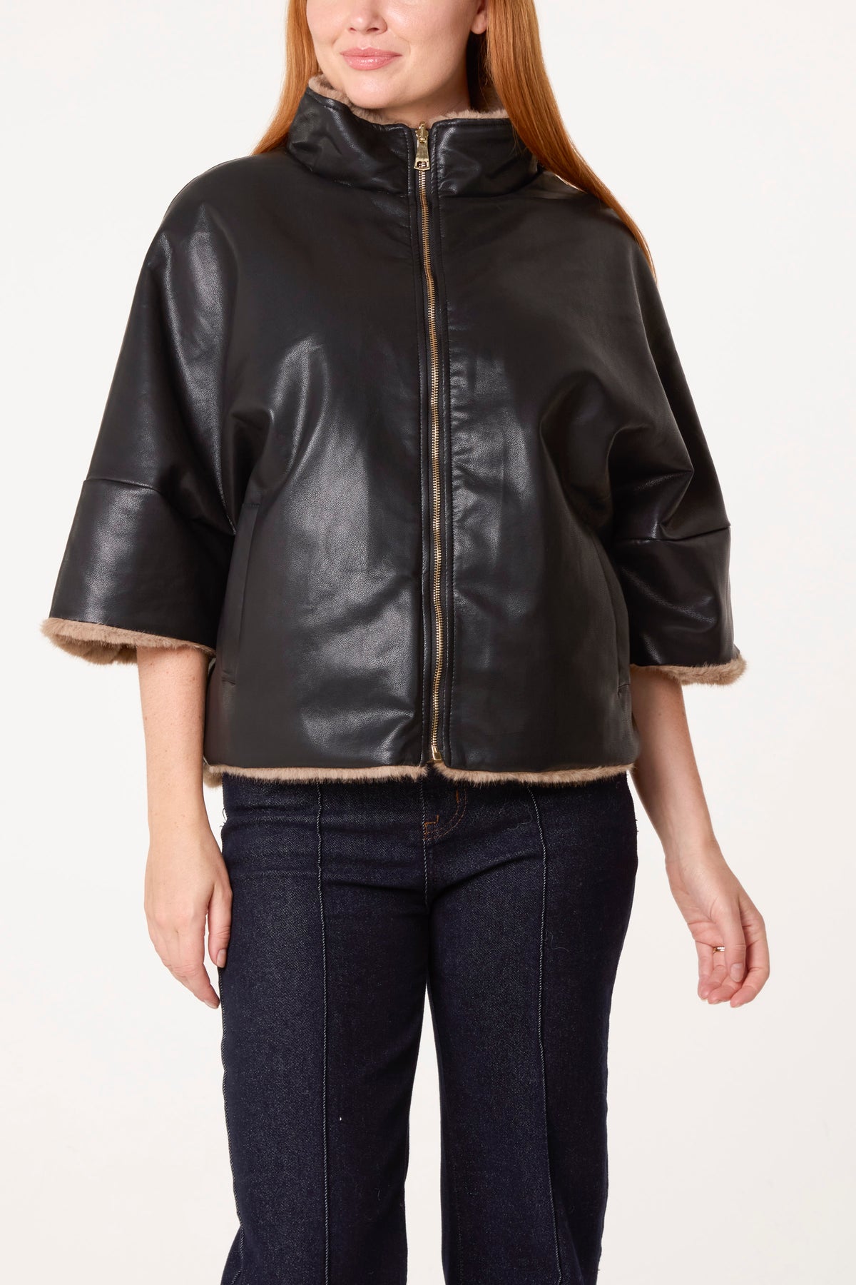Reversible Faux Fur Jacket