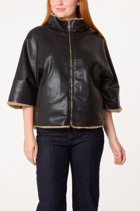 Reversible Faux Fur Jacket