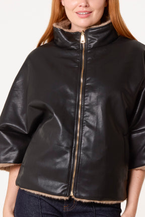 Reversible Faux Fur Jacket