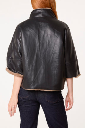 Reversible Faux Fur Jacket