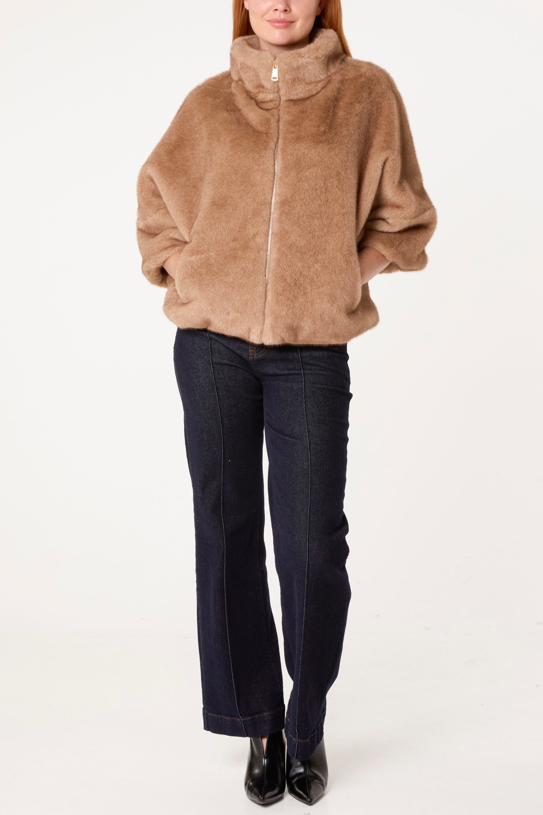 Faux Fur Short Jacket