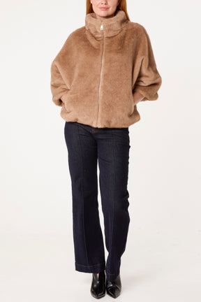 Faux Fur Short Jacket
