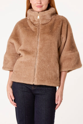 Faux Fur Short Jacket
