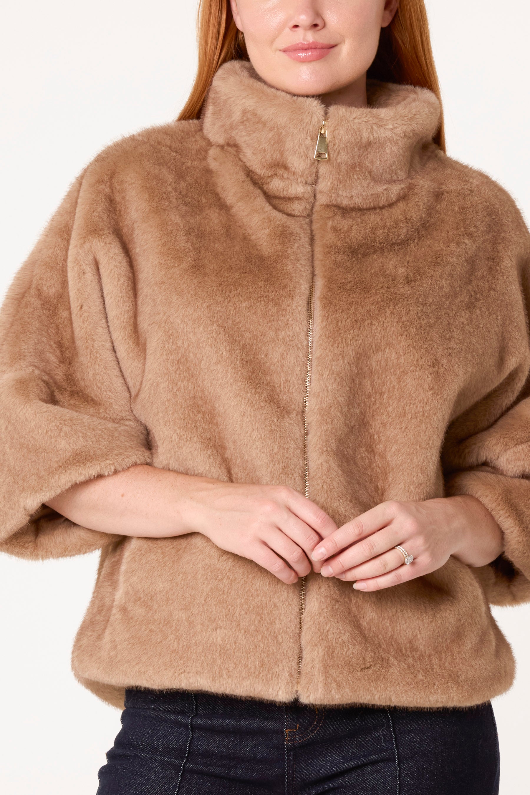 Faux Fur Short Jacket