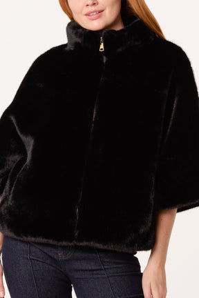 Faux Fur Short Jacket