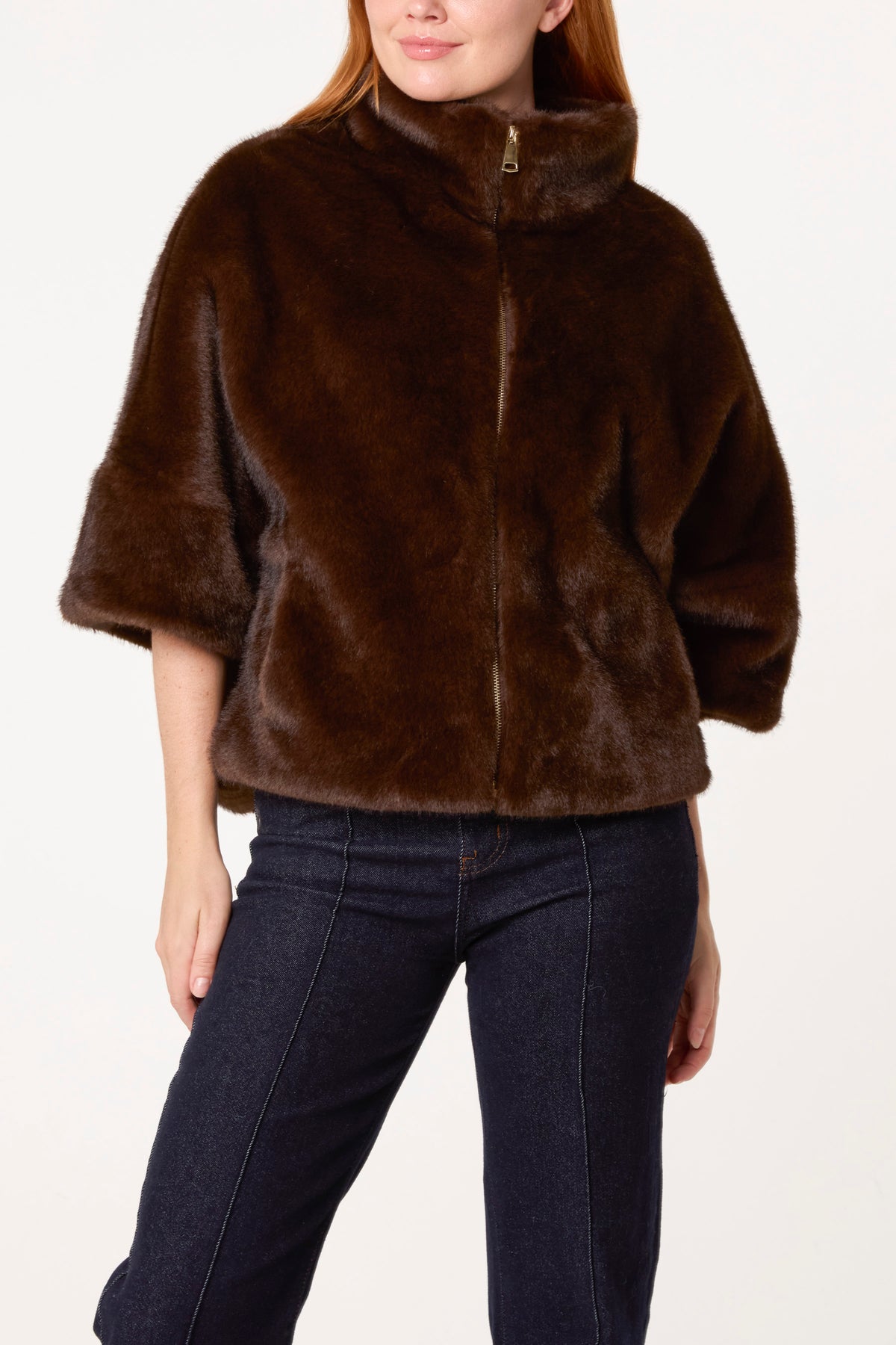 Faux Fur Short Jacket