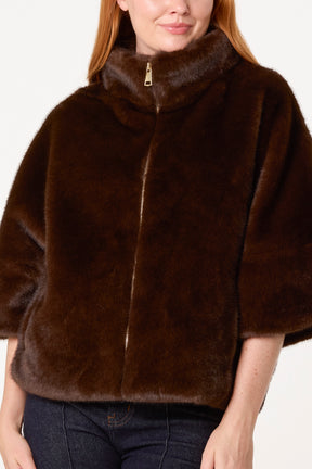 Faux Fur Short Jacket
