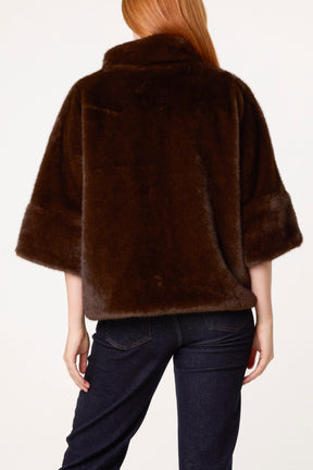 Faux Fur Short Jacket