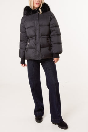 Faux Fur Puffer Jacket