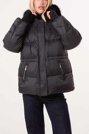 Faux Fur Puffer Jacket