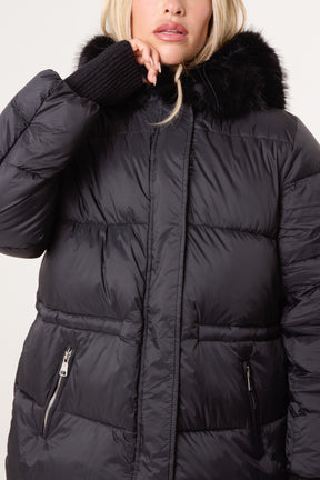 Faux Fur Puffer Jacket
