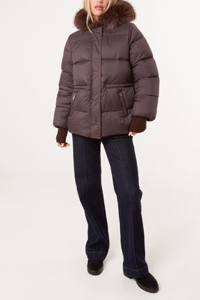 Faux Fur Puffer Jacket