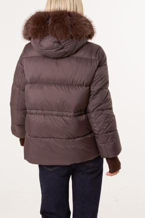 Faux Fur Puffer Jacket