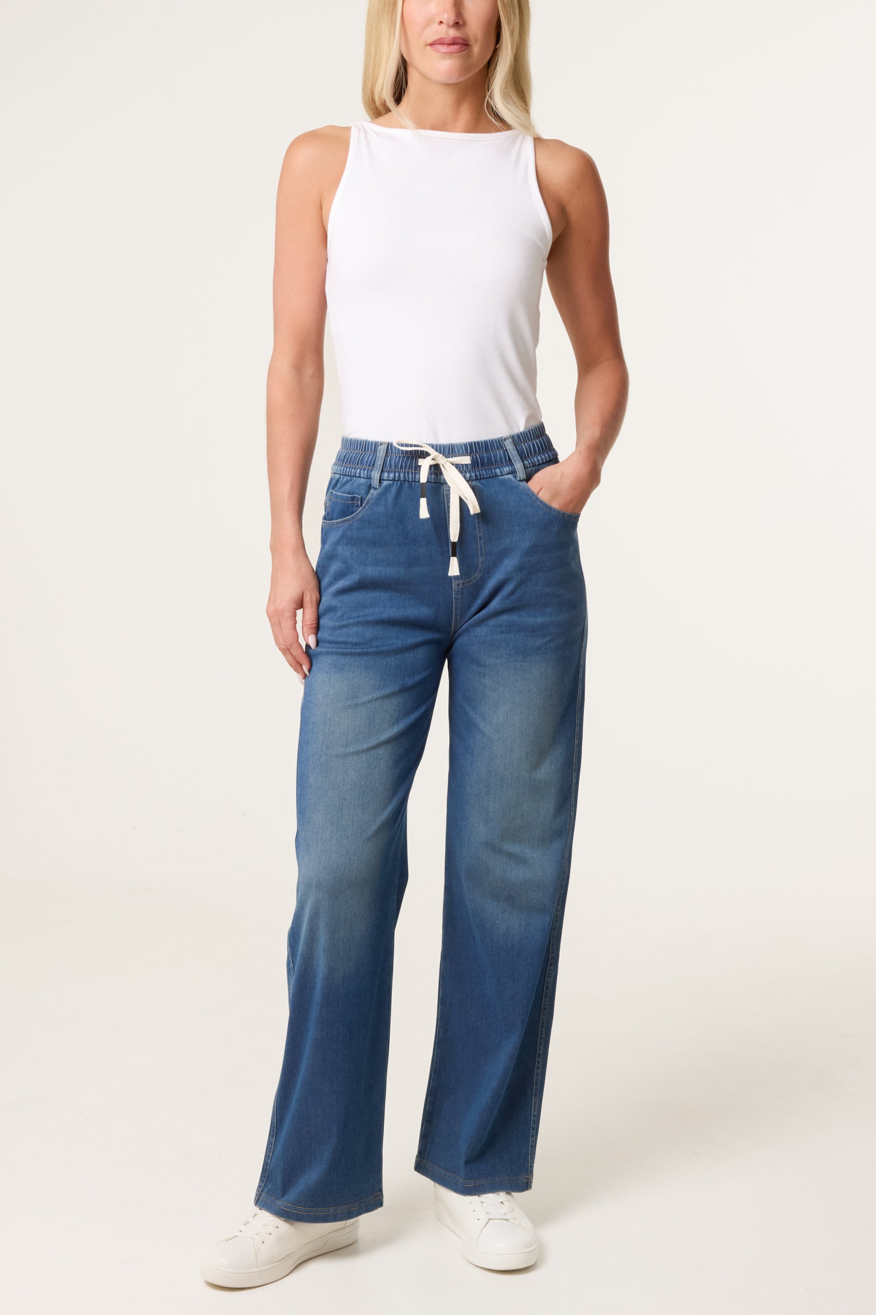 Elastic Wash Jeans - All Sizes