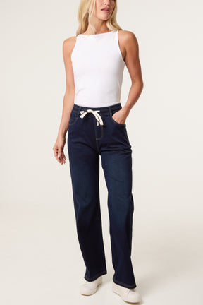 Elastic Wash Jeans - Size S