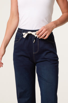 Elastic Wash Jeans - Size L