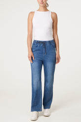Glitter Splash Effect Jeans