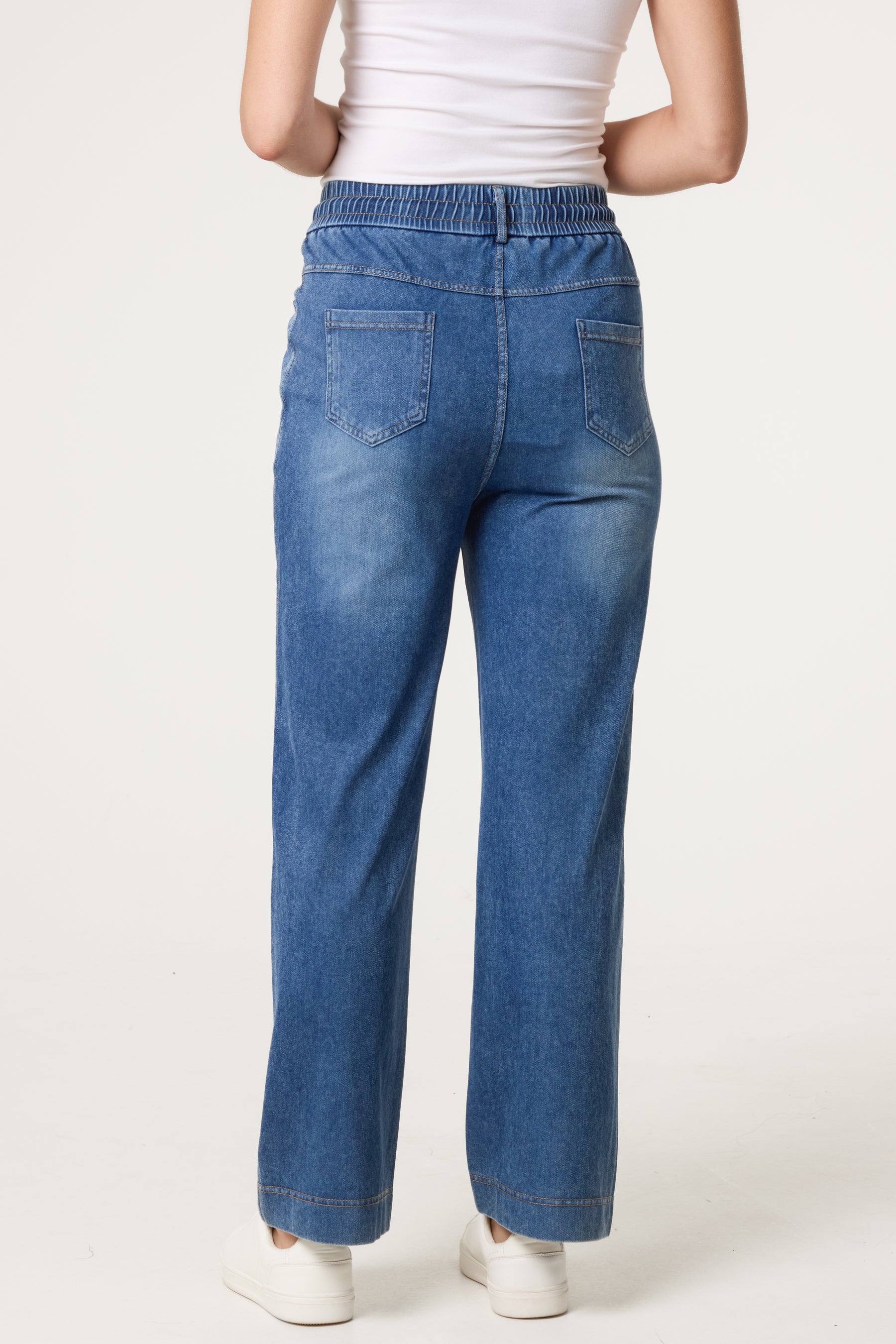 Glitter Splash Effect Jeans