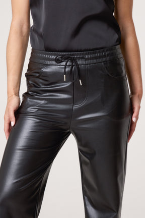 PU Wide Leg Trouser