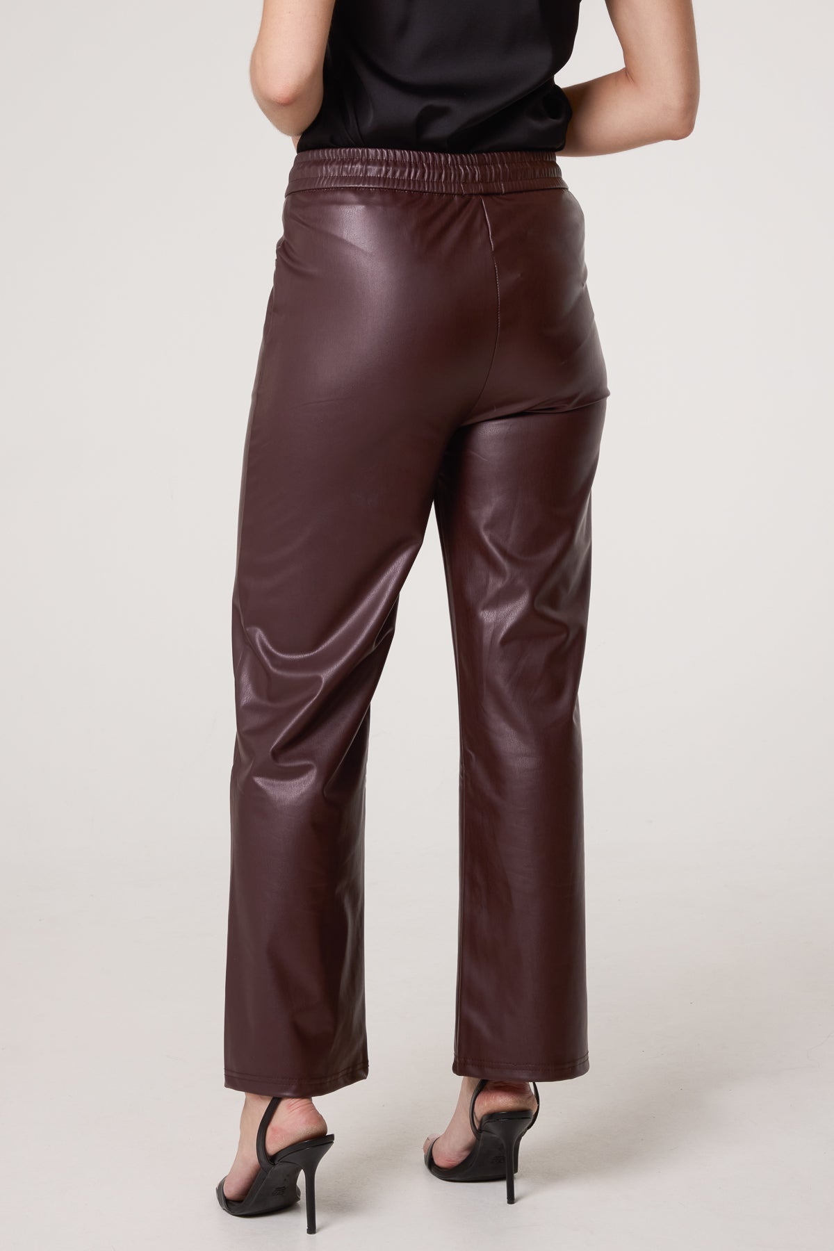 PU Wide Leg Trouser