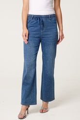 Diamante Splash Jeans
