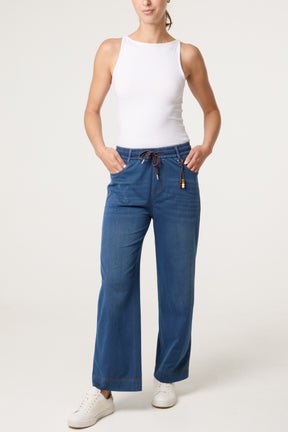 Beaded Charm Detail Trousers
