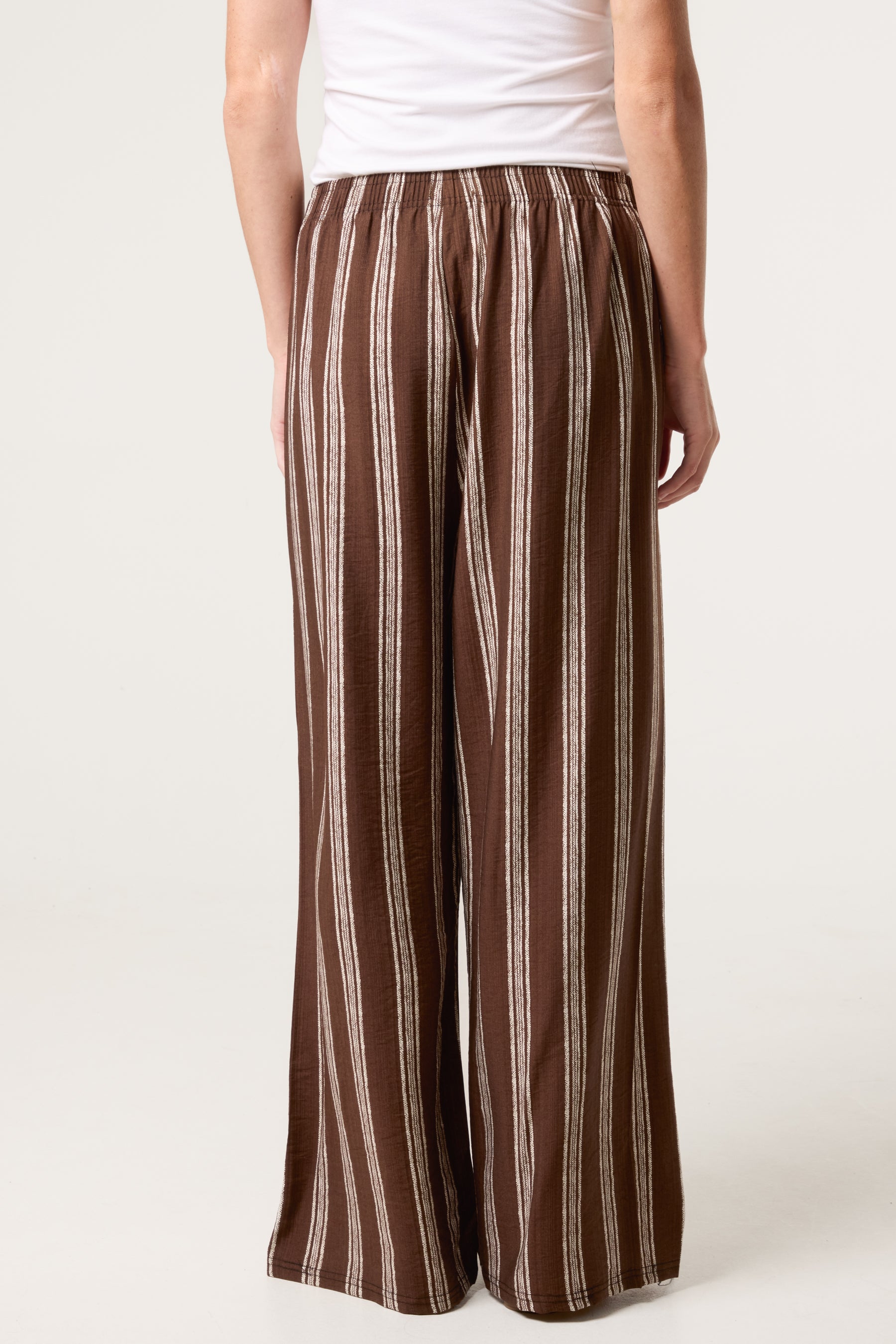 Striped Wide Leg Trouser
