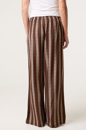 Striped Wide Leg Trouser