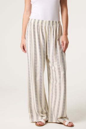 Striped Wide Leg Trouser