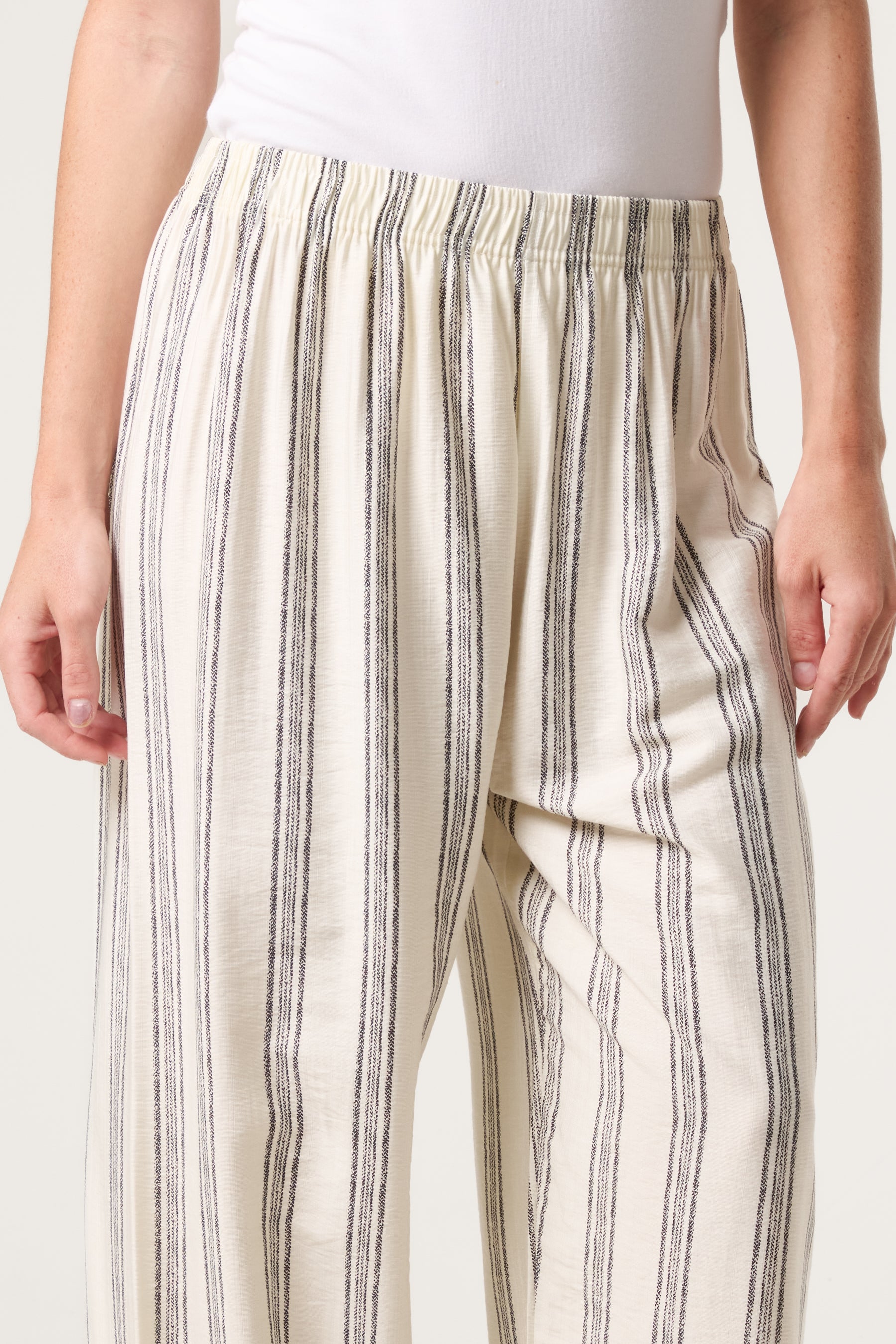 Striped Wide Leg Trouser