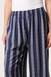 Striped Wide Leg Trouser