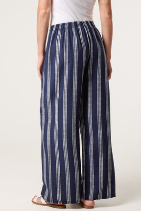 Striped Wide Leg Trouser