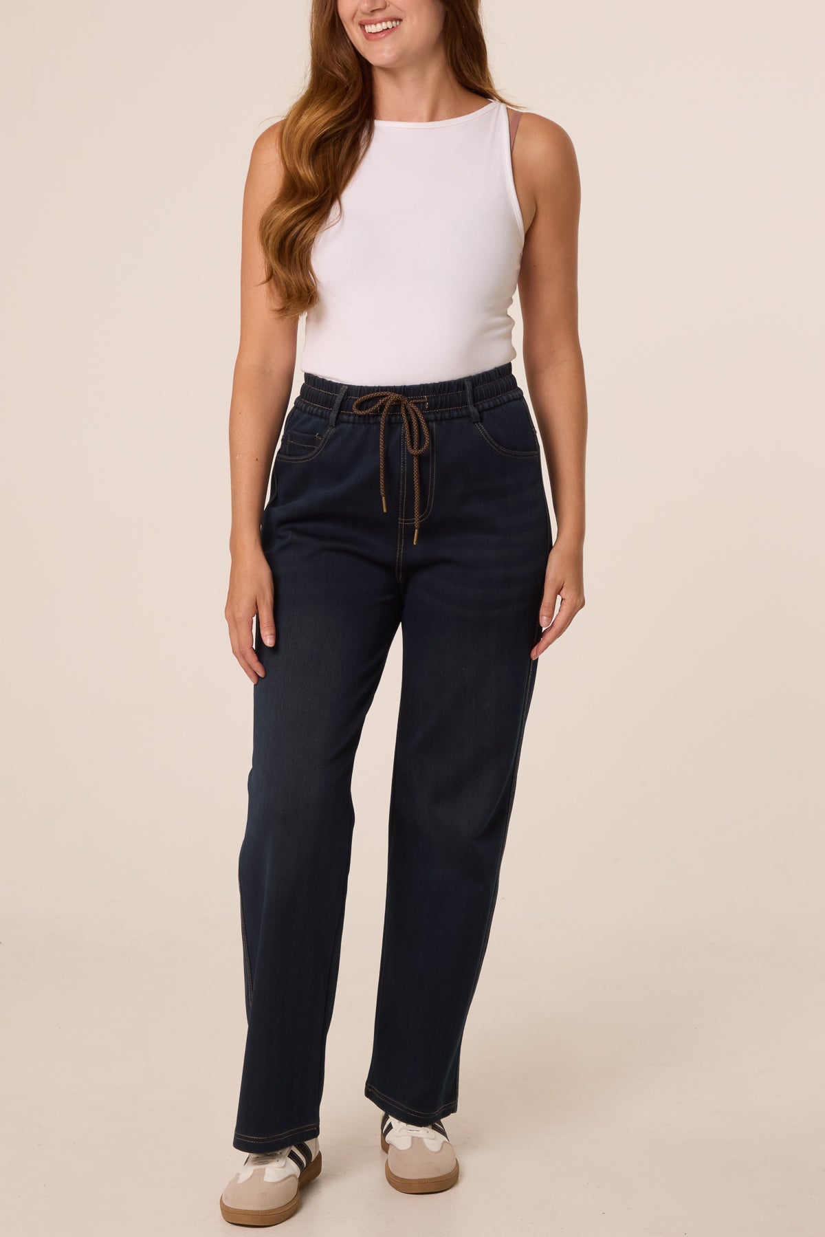 Jeans With Stitching Back Pockets