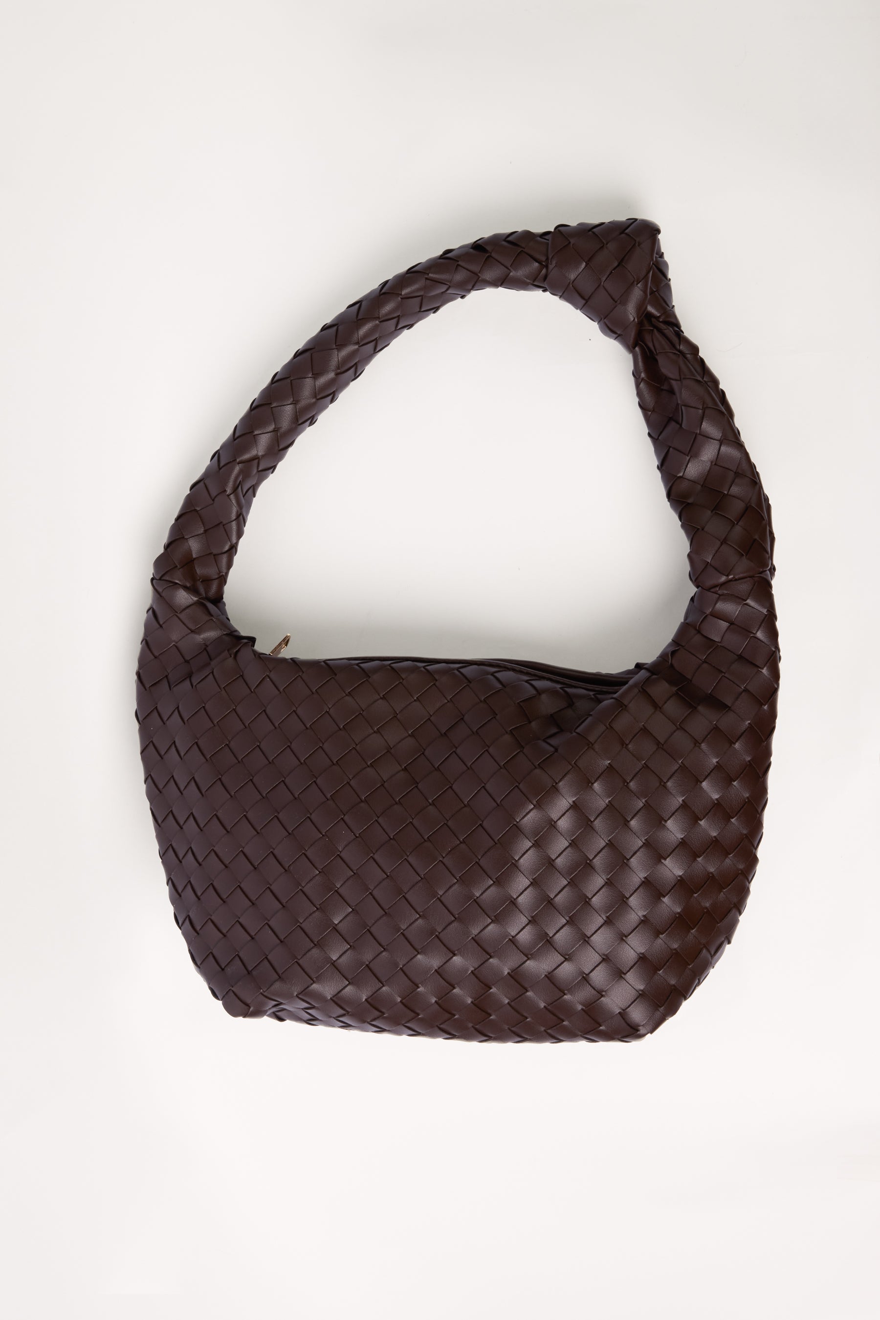 Braided Textured Hobo Bag
