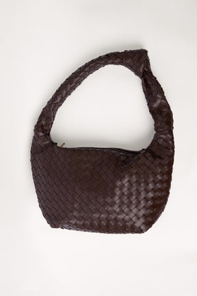 Braided Textured Hobo Bag