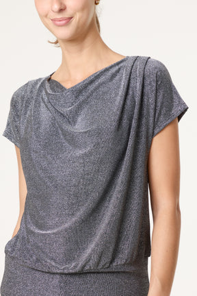 Cowl Neck Draped Top