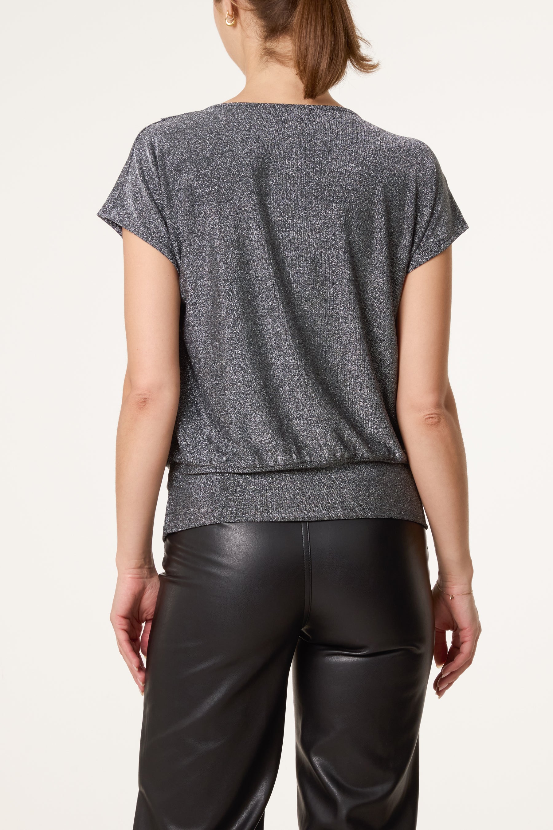 Cowl Neck Draped Top